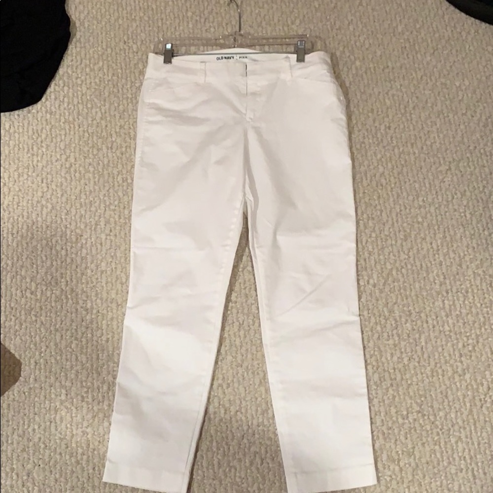 White pixie pants